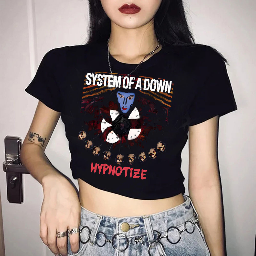 Summer Grunge Clothing - T-shirt da donna System of a