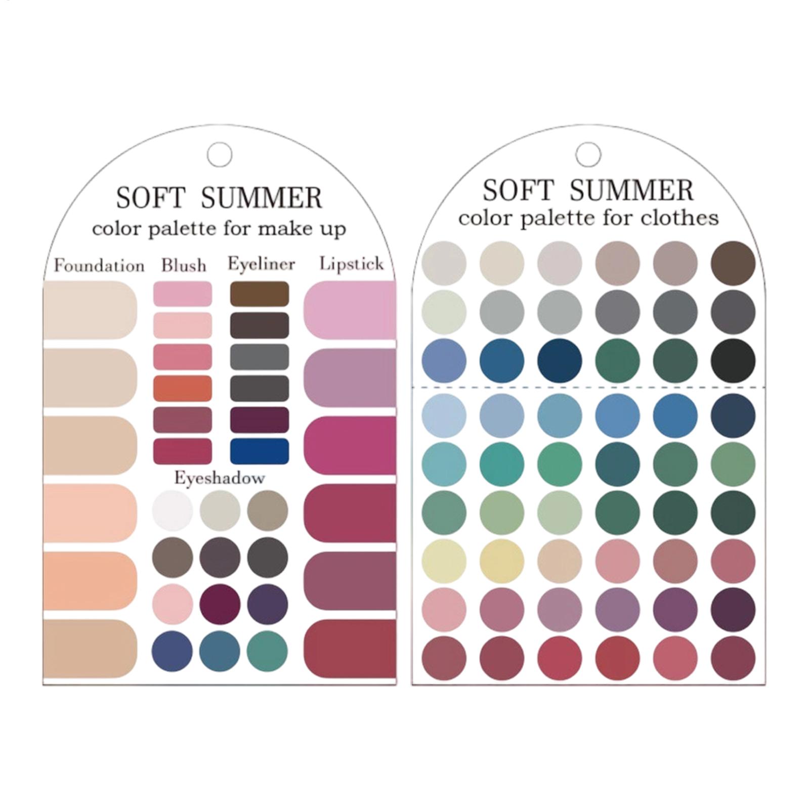 Summer Clothing Guide - 2 Pezzi di Palette Acrilica per
