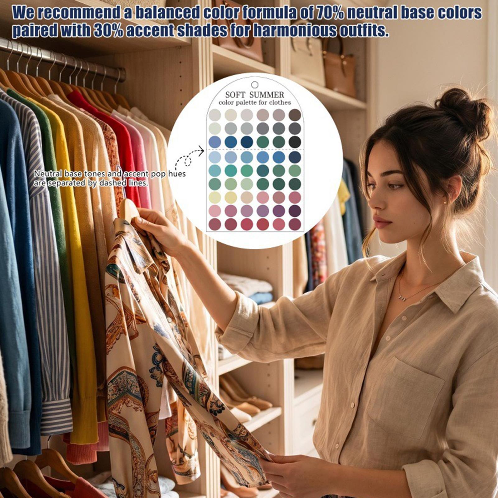 Summer Clothing Guide - 2 Pezzi Carte Campionario Colori Stagionali