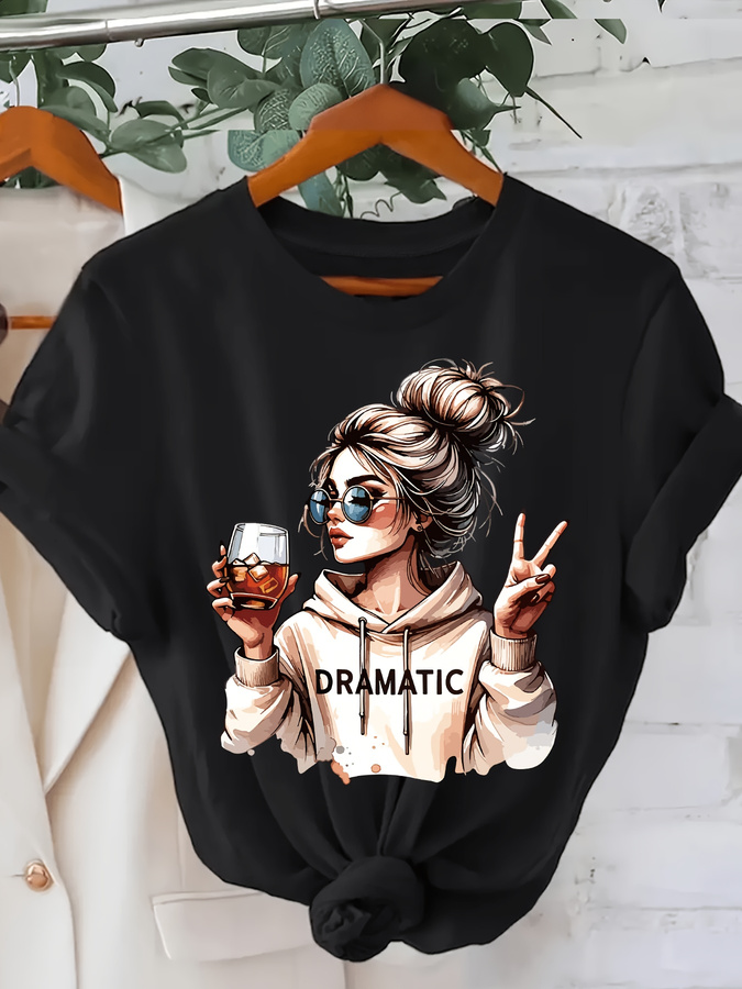 Summer Clothing Trends For Women 2026 - DRAMATIC 1pc T-shirt da donna con