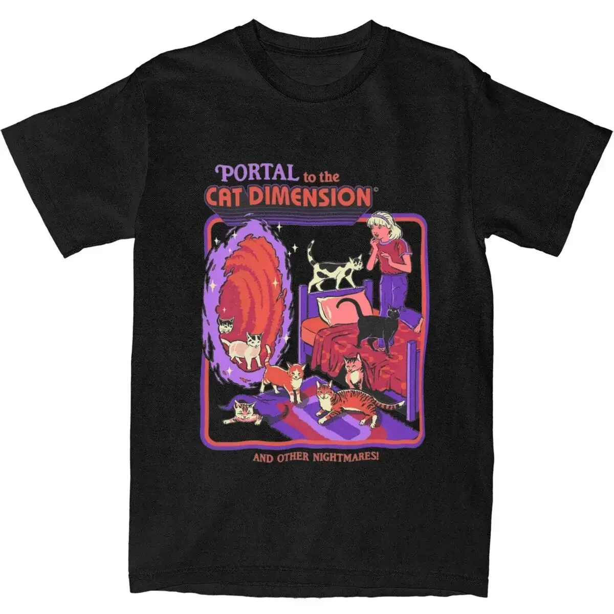 Summer Clothing Ideas For Women - Cat size Vintage Horror Dark Art