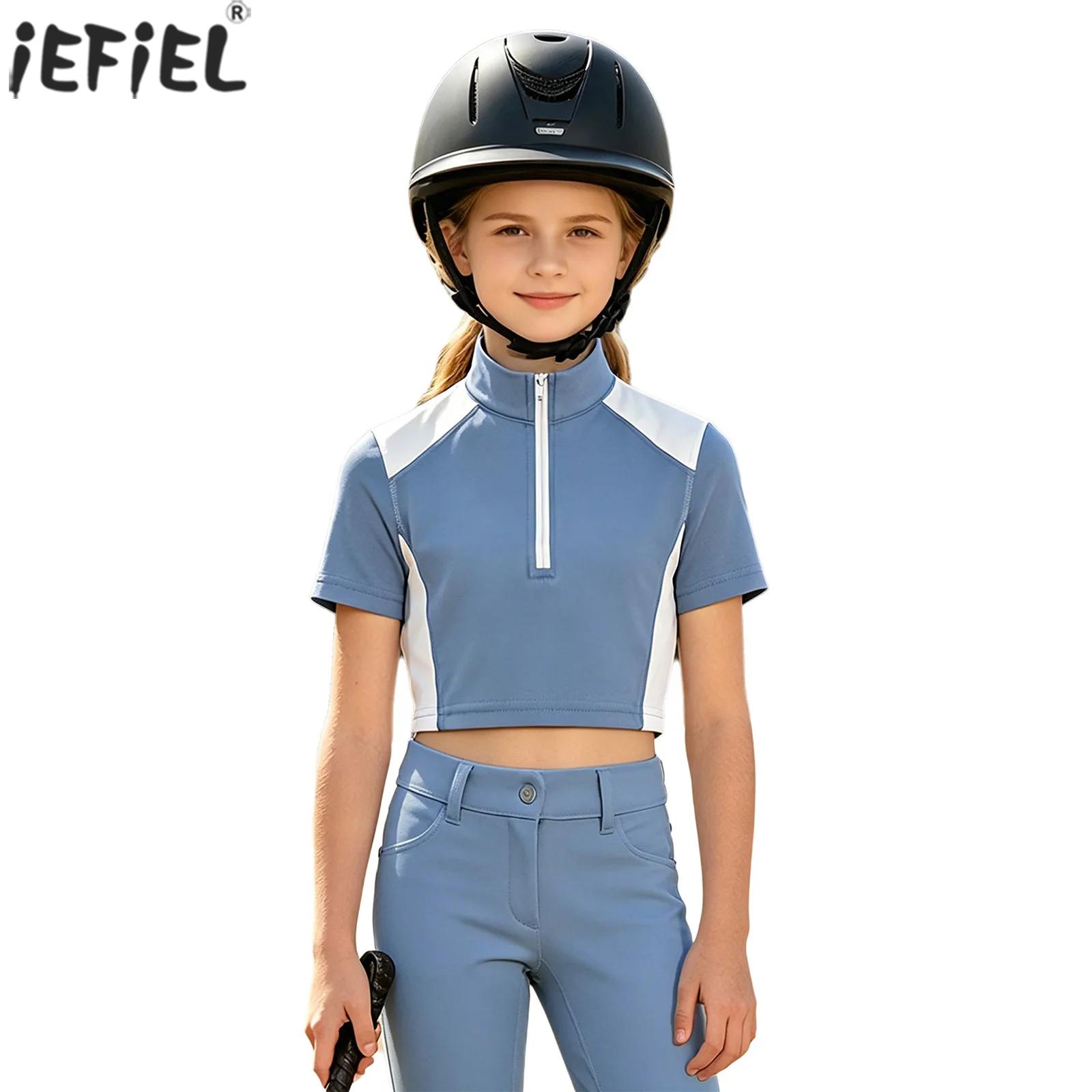Maglietta Sportiva per Bambine - Summer Equestrian Clothing recensione e prezzo