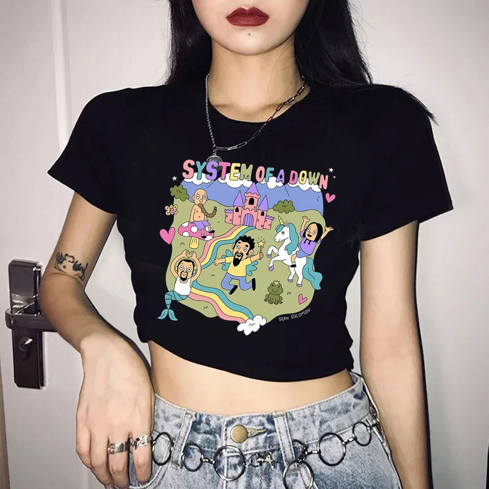 T-shirt da donna System of a D - Summer Grunge Clothing recensione e prezzo