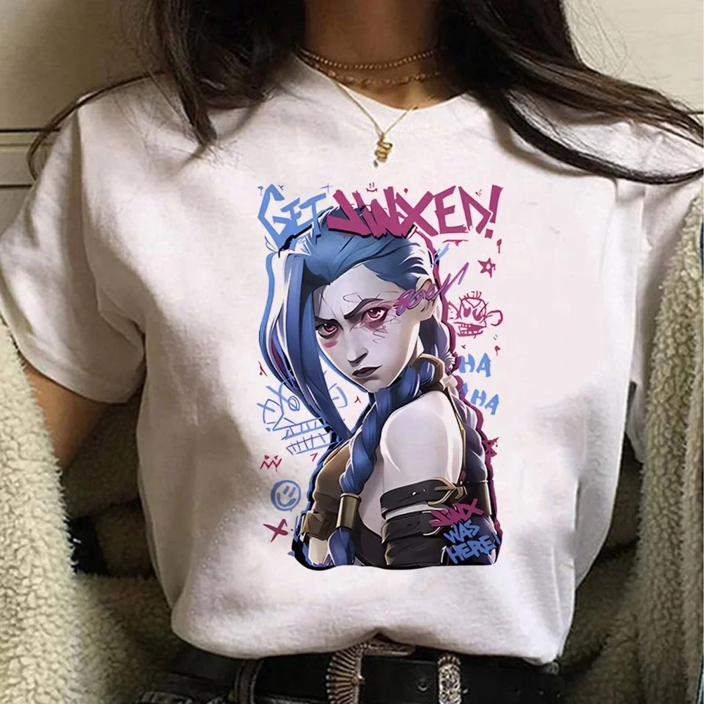 Jinx Arcane Monkey T Shirt Ani - Summer Grunge Clothing recensione e prezzo
