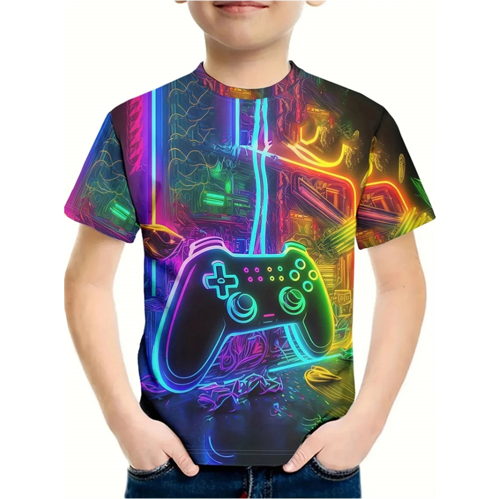 T-shirt per un ragazzo Stampa  - Summer Clothing Drawing For Kids recensione e prezzo