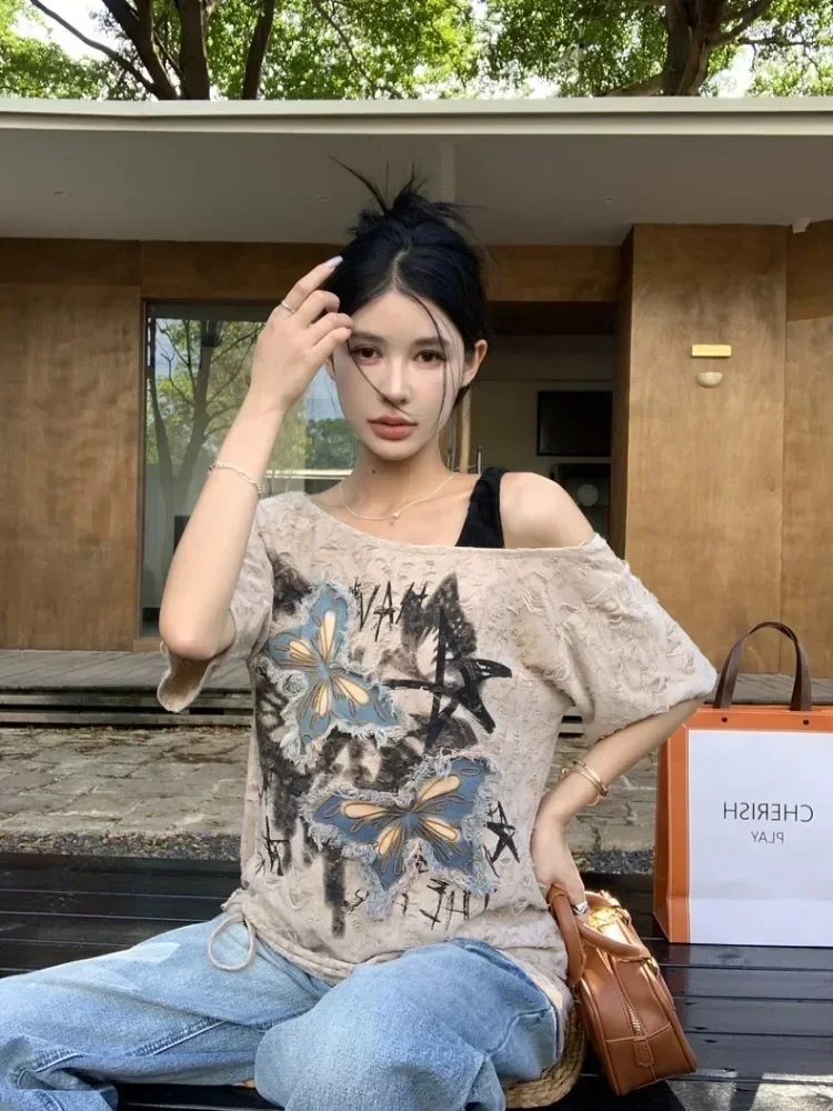 HOUZHOU T-shirt grafiche vinta - Summer Grunge Clothing recensione e prezzo