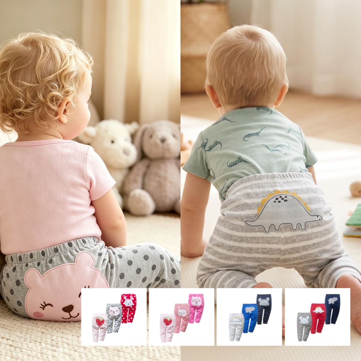 3 Pezzi Pantaloni Harem Unisex - Summer Clothing Baby Boy recensione e prezzo