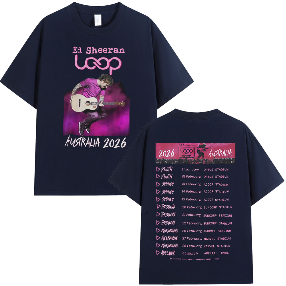 Magliette Merch Ed Sheeran Loo - Summer Clothing Australia recensione e prezzo