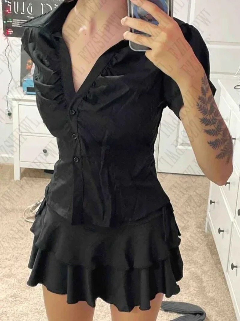 Camicetta da donna Y2K Grunge  - Summer Grunge Clothing recensione e prezzo