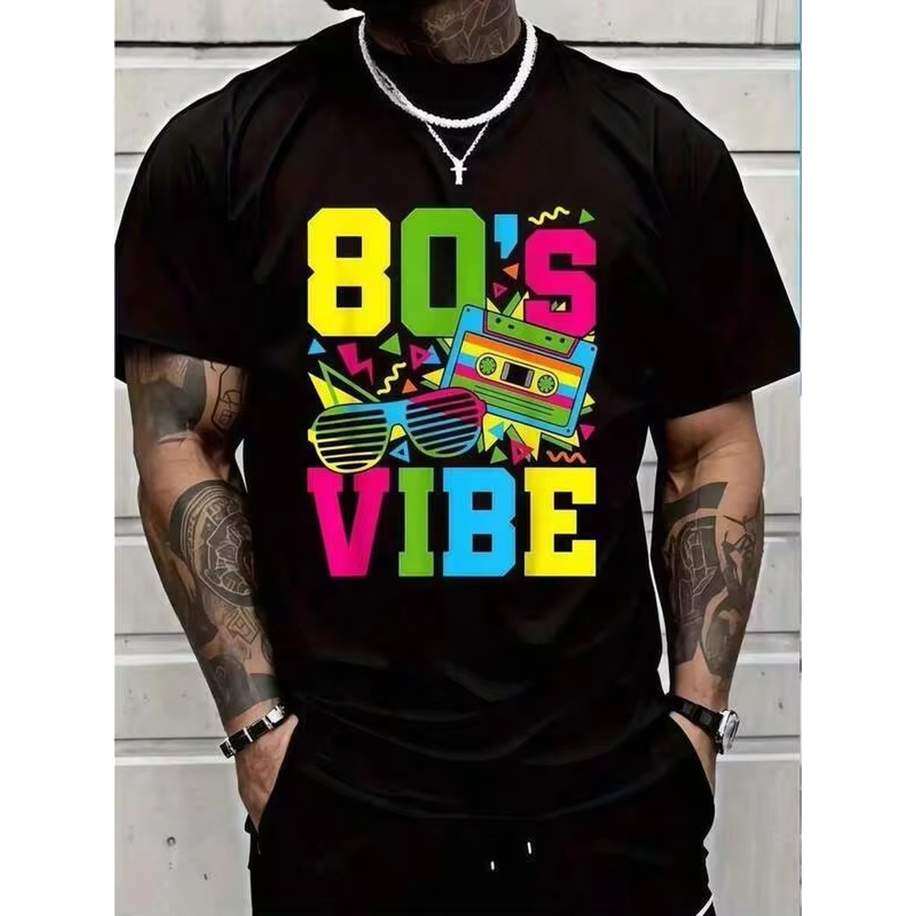 1 maglietta nera con stampa re - Summer Clothing Vibes recensione e prezzo