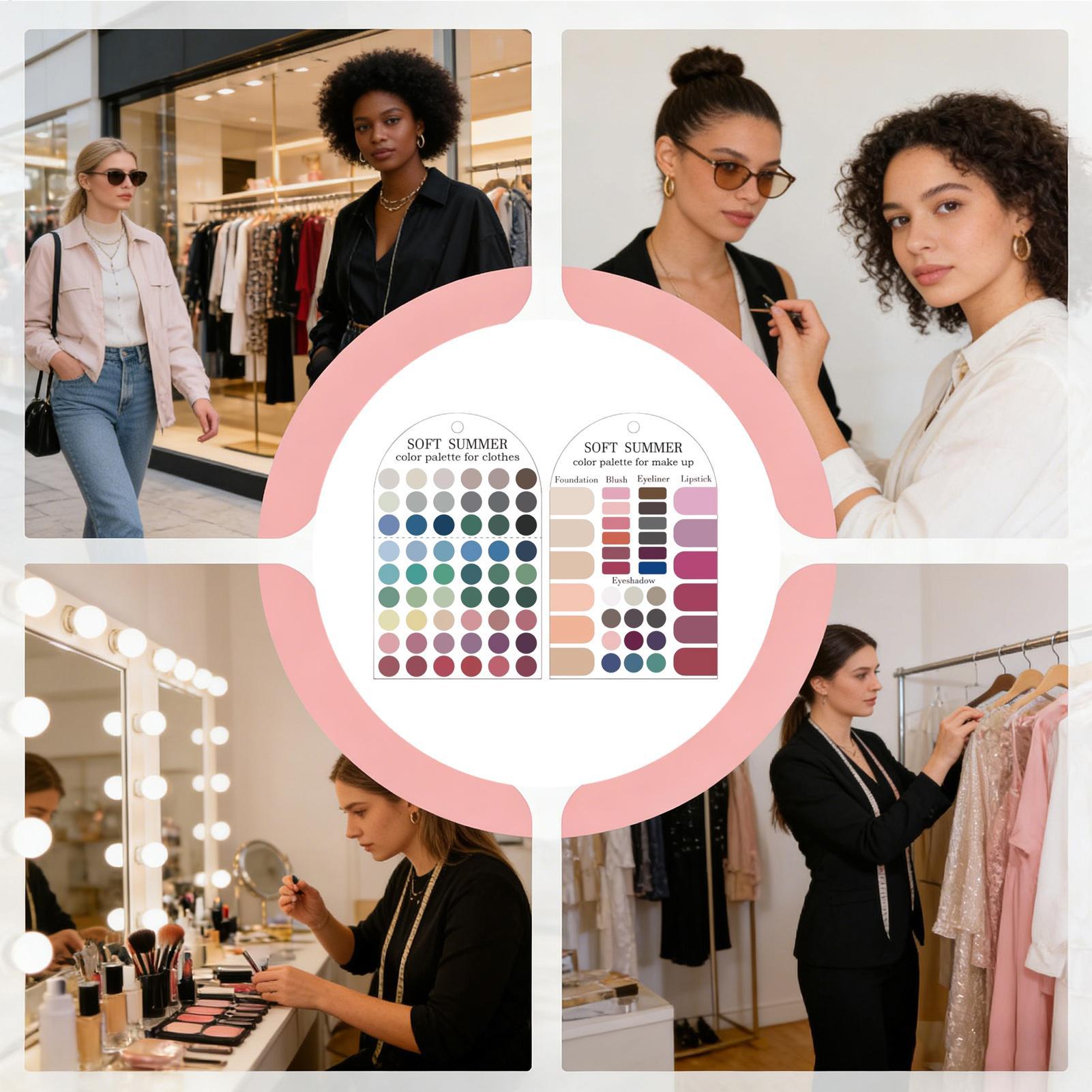 Cartoncini con Palette di Colo - Summer Clothing Guide recensione e prezzo