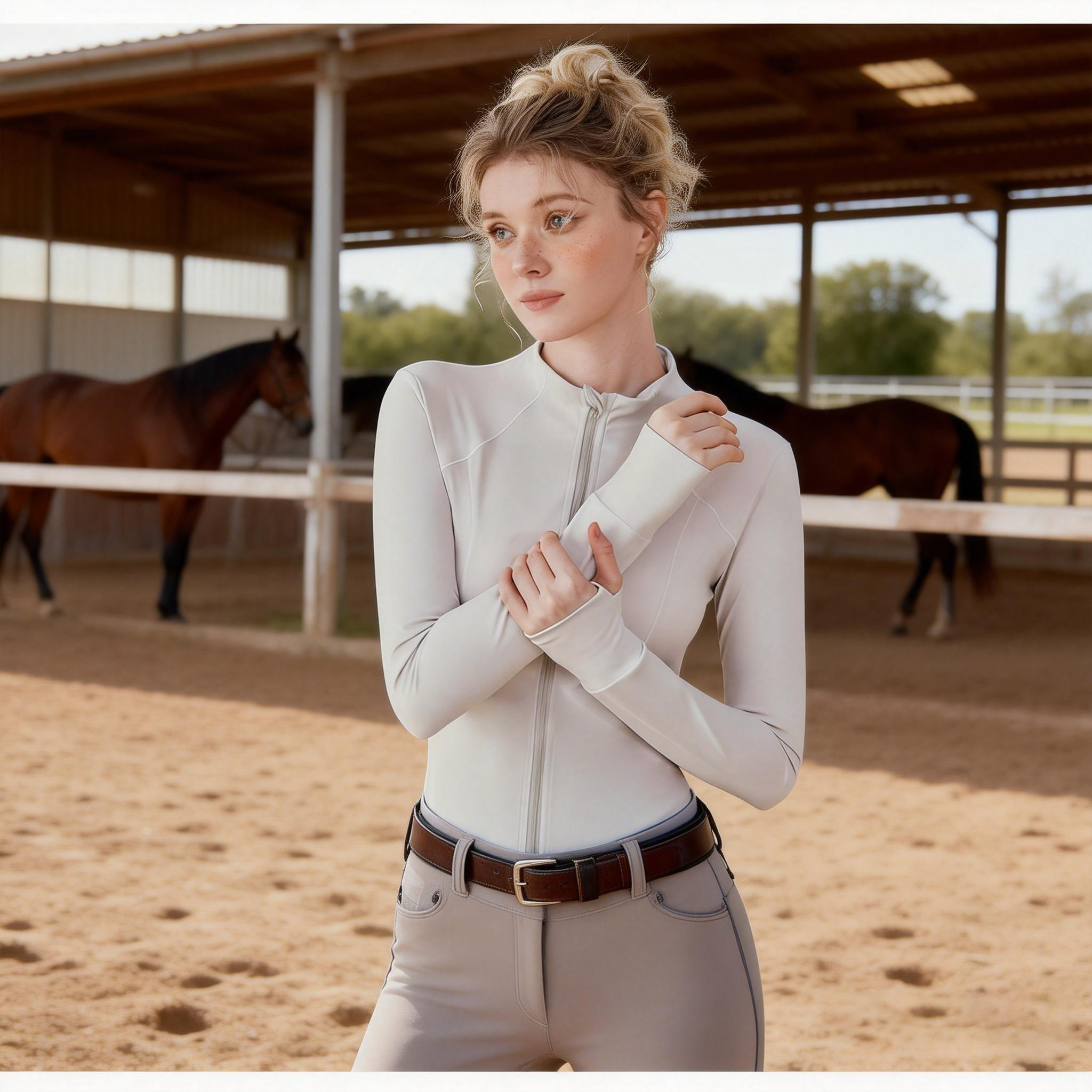 Top Equestre da Donna a Manich - Summer Equestrian Clothing recensione e prezzo