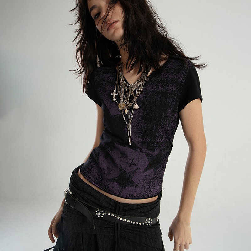 Karrcat Trashy Y2k Crop Top Gr - Summer Grunge Clothing recensione e prezzo