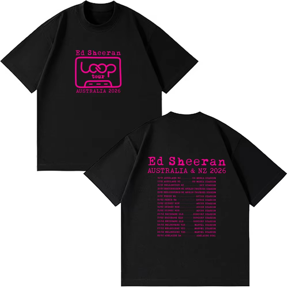 Ed Sheeran Loop Tour Australia - Summer Clothing Australia recensione e prezzo