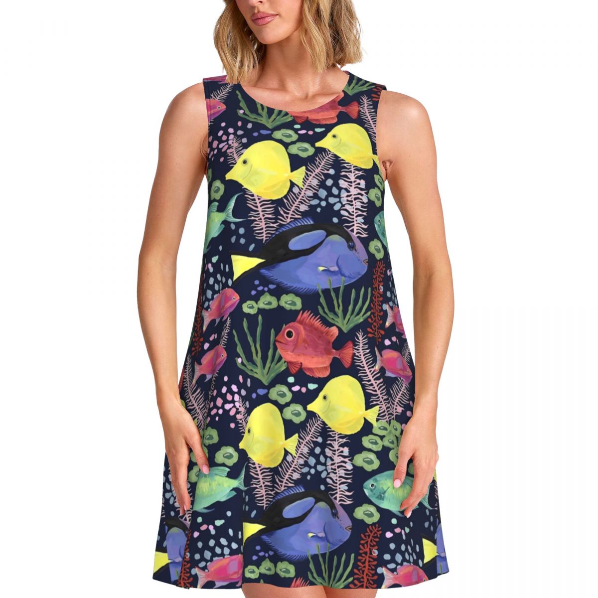 Abito con Motivo Acquario, Col - Summer Clothing Ideas For Women recensione e prezzo