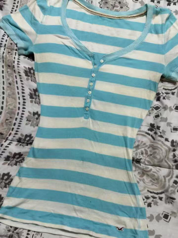T-shirt a righe blu estetica a - Summer Grunge Clothing recensione e prezzo