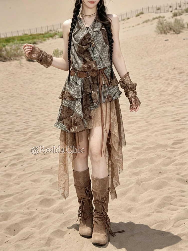ReddaChic Set Abito Retrò Boho - Summer Clothing Women Sale recensione e prezzo